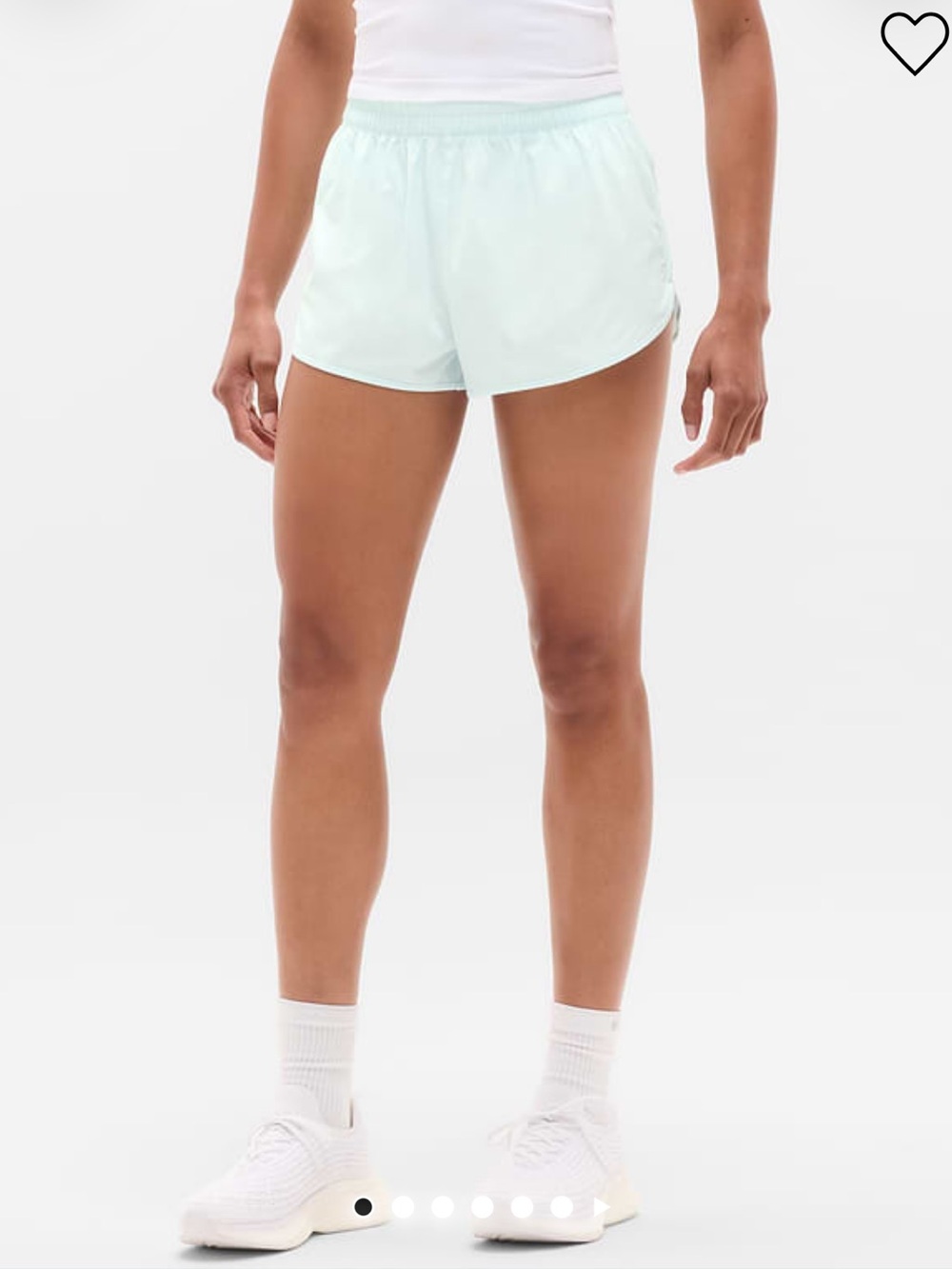 NWT Speedwork Mid Rise 2 1/2" Run Short - Sky - XXS - Picture 3 of 11